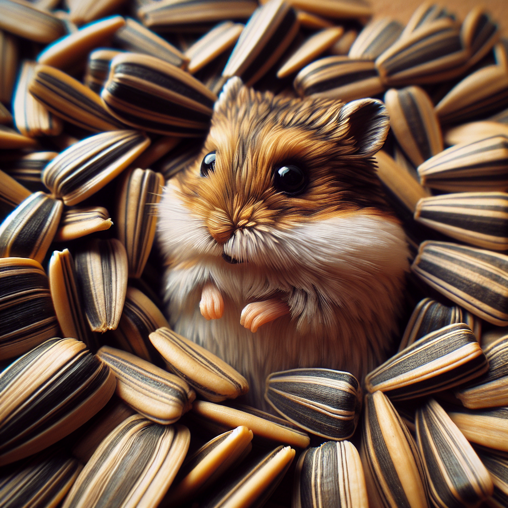 Sementes de girassol para hamsters