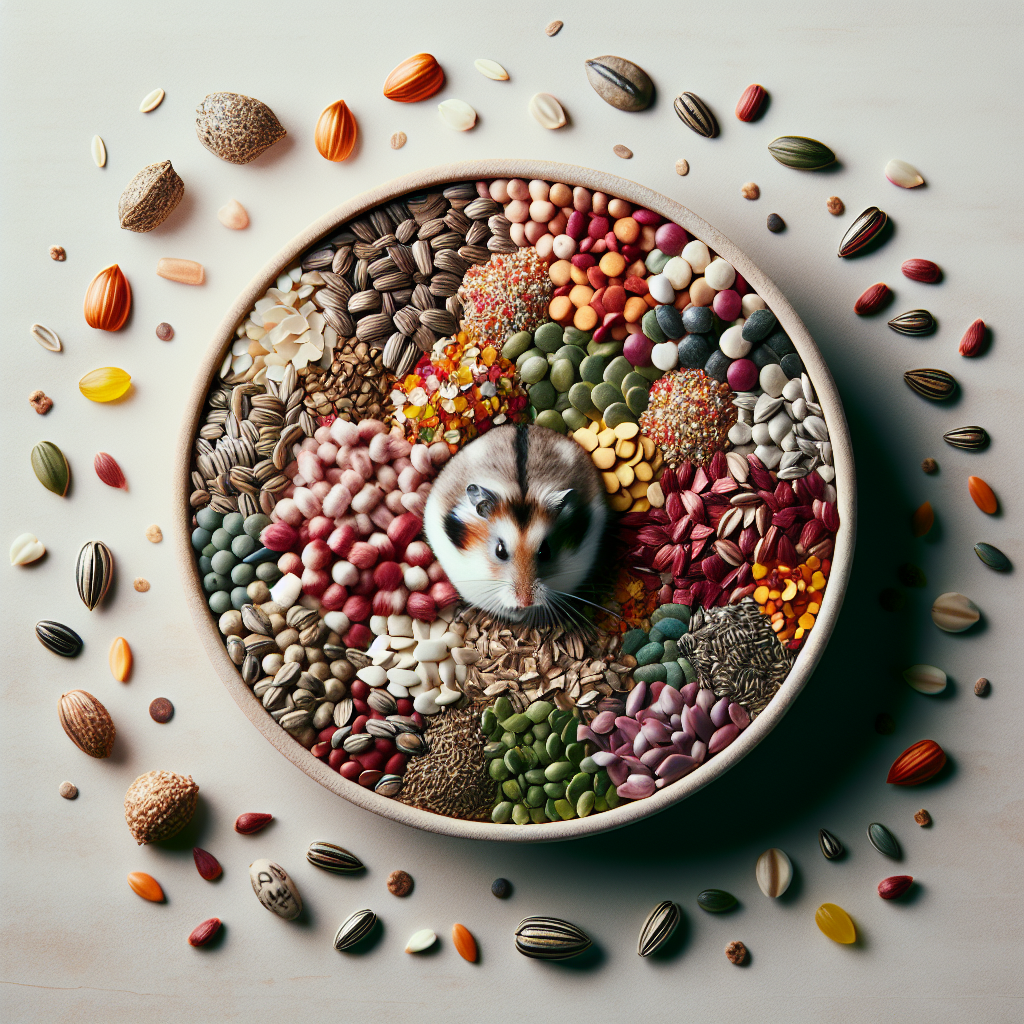 Mistura de sementes para hamsters